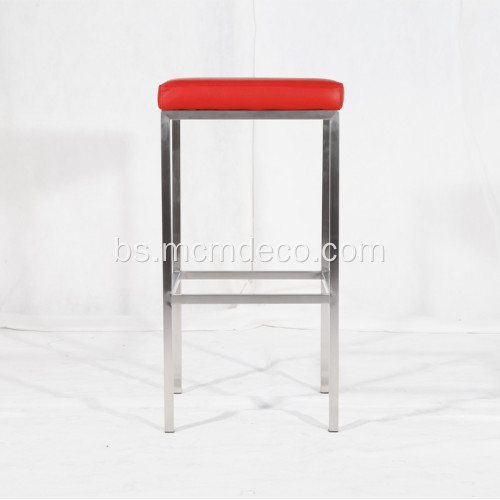 Moderna barska stolica od nehrđajućeg čelika